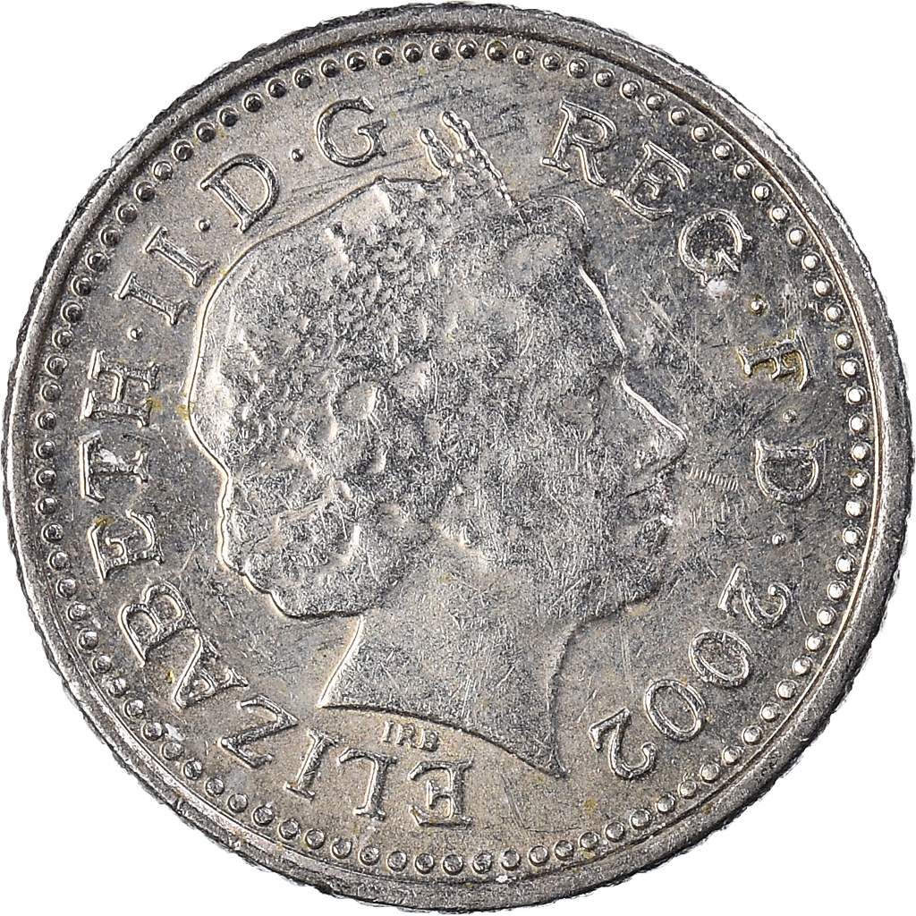Moneda, Gran Bretaña, 5 Pence, 2002