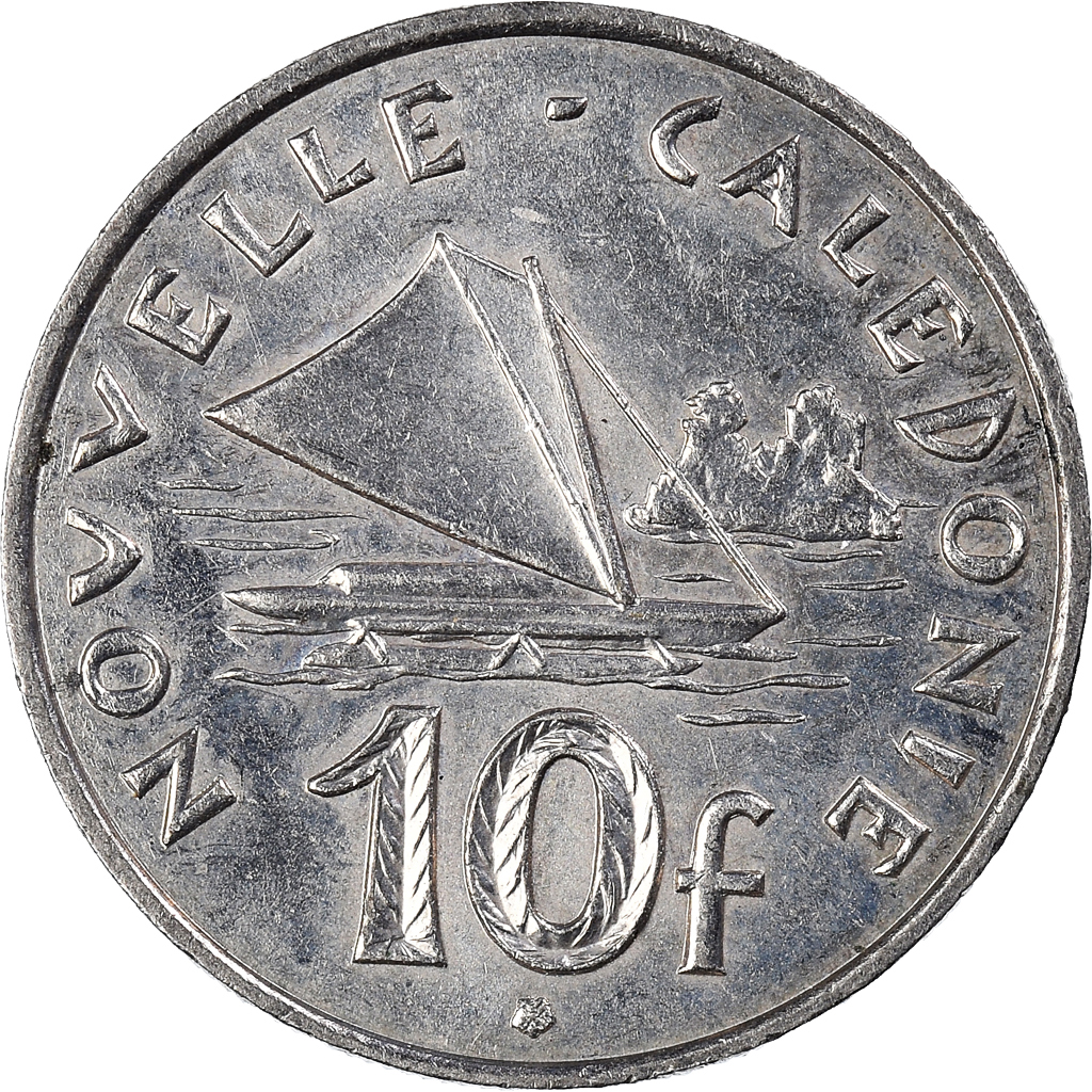 Moneda, Nueva Caledonia, 10 Francs, 2008