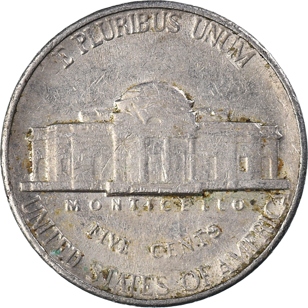 Moneda, Estados Unidos, 5 Cents, 1994
