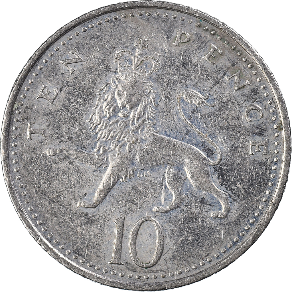 Moneda, Gran Bretaña, 10 Pence, 2000