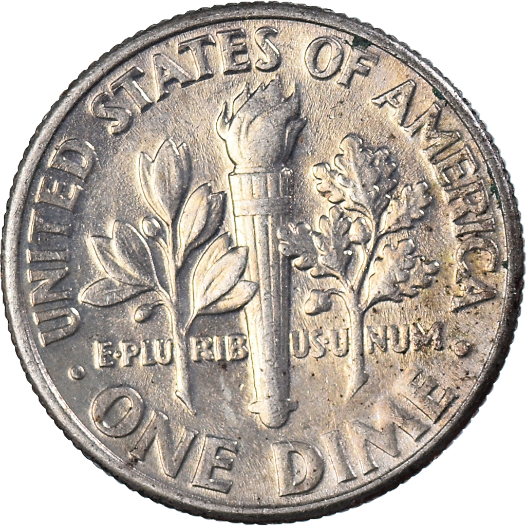 Moneda, Estados Unidos, Dime, 1987