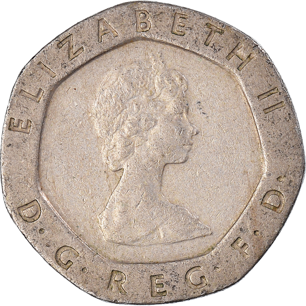 Moneda, Gran Bretaña, 20 Pence, 1983