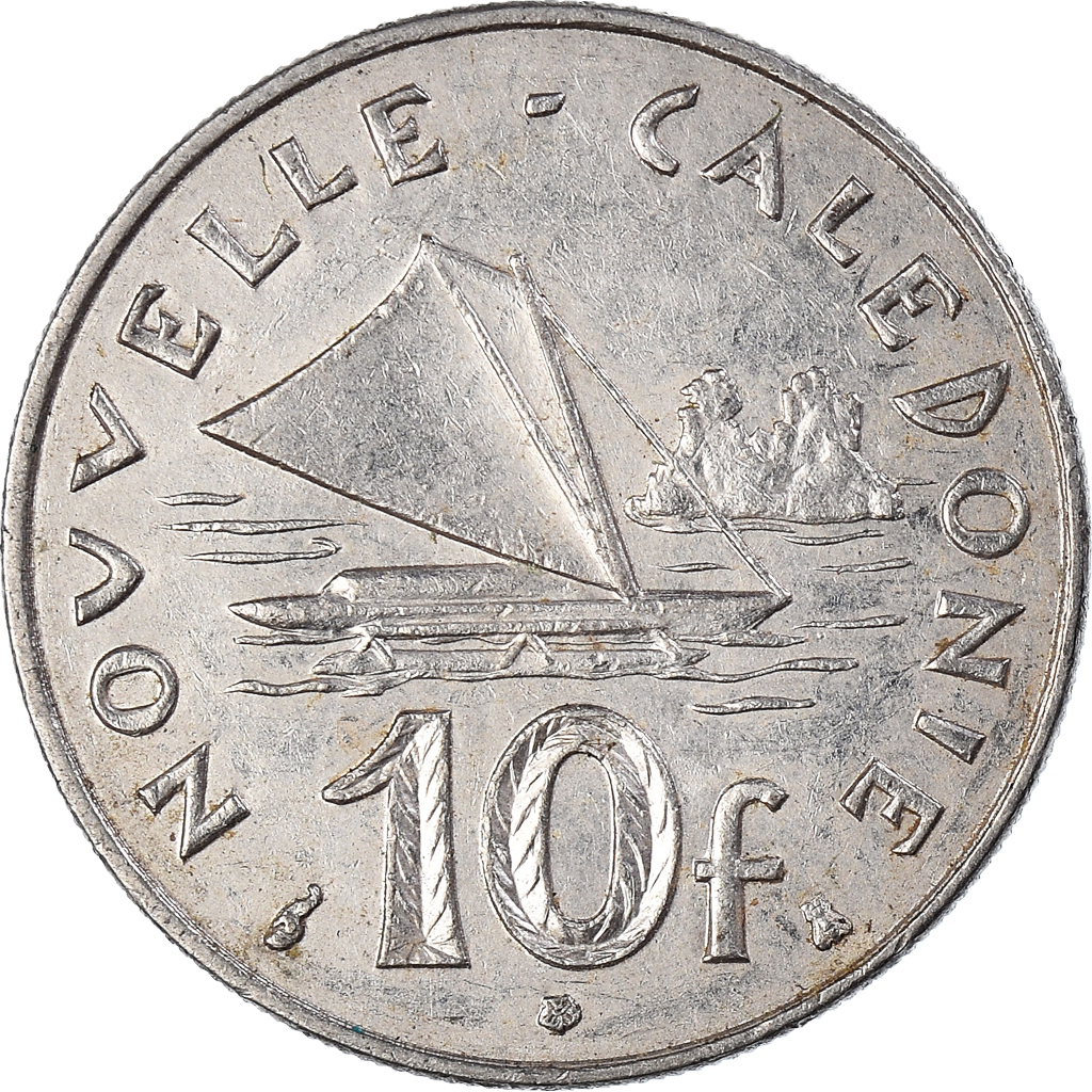Moneda, Nueva Caledonia, 10 Francs, 1995