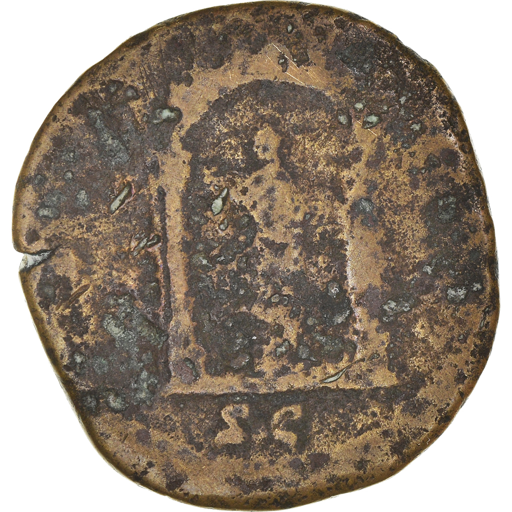 Coin, Antoninus Pius, Dupondius, 158-159, Rome, , Bronze, RIC:1014