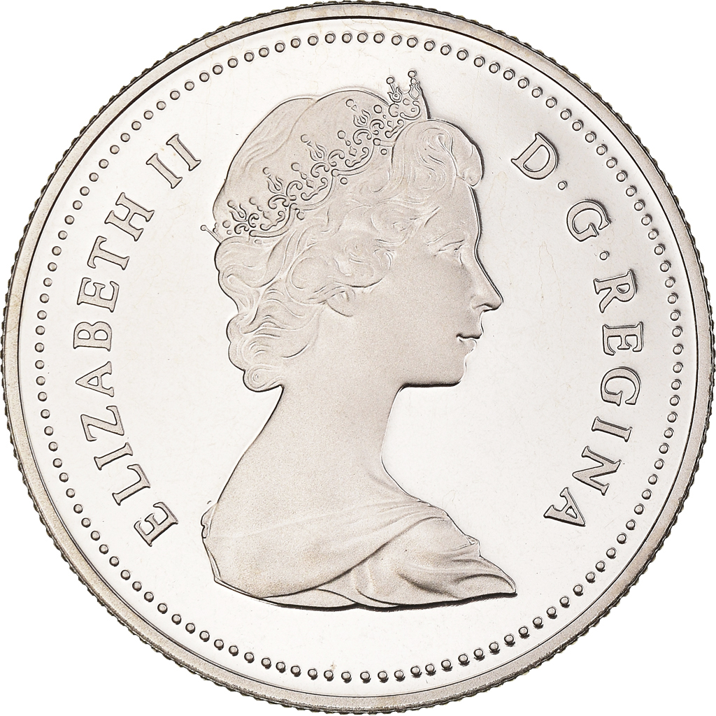 Coin, Canada, Elizabeth II, Dollar, 1981, Royal Canadian Mint, Ottawa, Proof