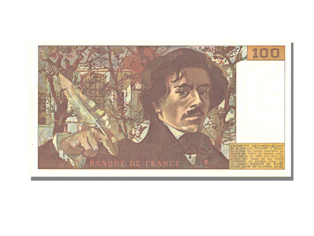 Banknote, France, 100 Francs, 100 F 1978-1995 ''Delacroix'', 1979, UNC(65-70)