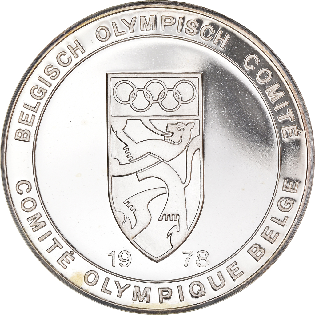 Belgium, Medal, Comité Olympique Belge, 1978, , Silver