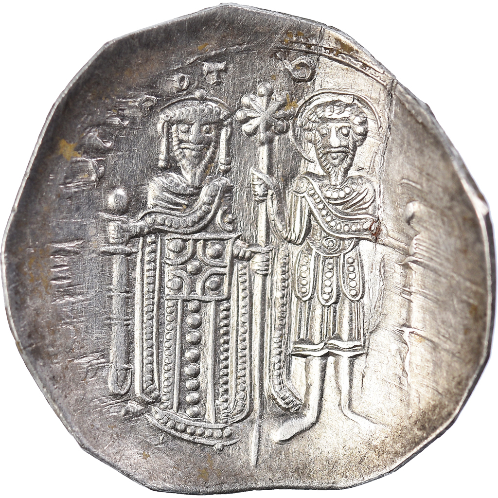 Theodore I Lascaris, Trachy, 1208-1222, Magnesia, Silver, , Sear:2064