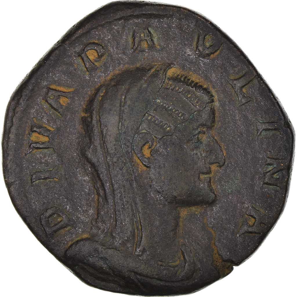 Diva Paulina, Sestertius, 235-236, Rome, Bronze, , RIC:3