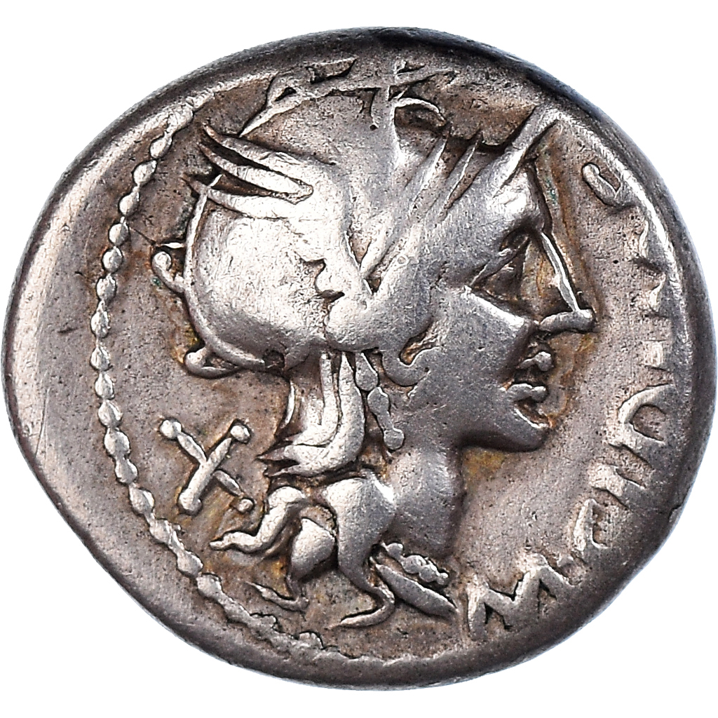 Coin, Cipia, Denarius, 115-114 BC, Rome, , Silver, Crawford:289/1