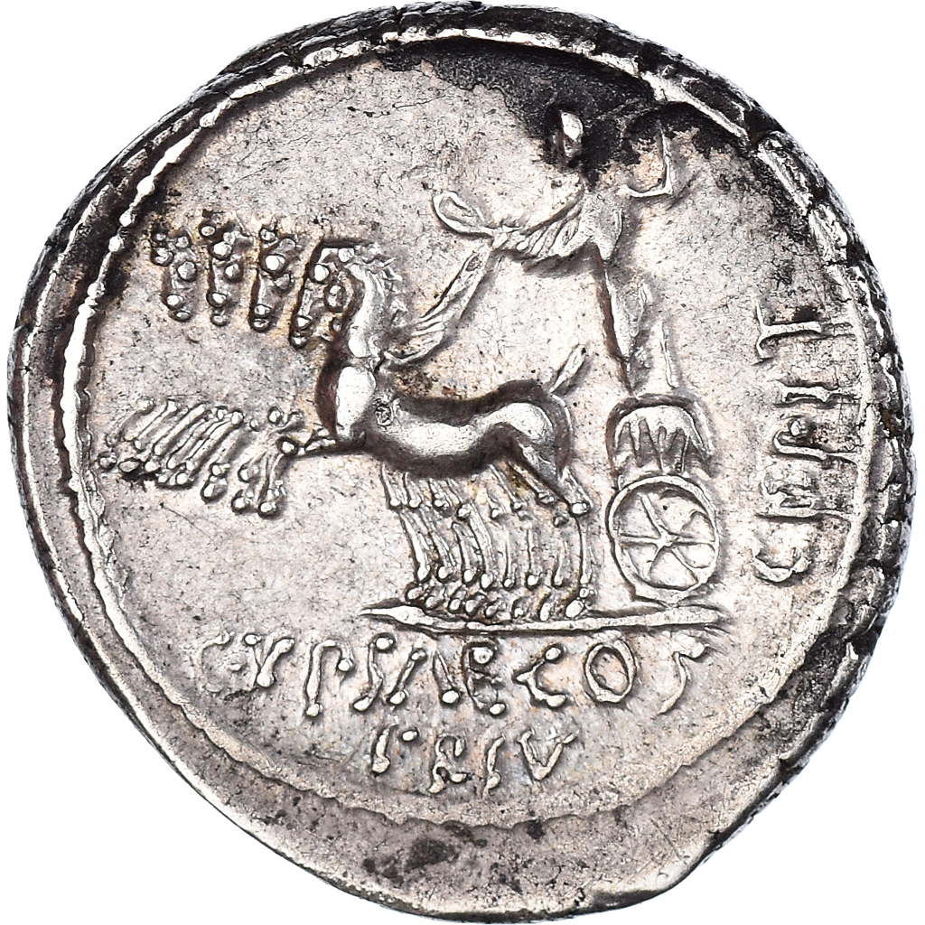 Coin, Plautia, Denarius, 57 BC, Rome, AU, Silver, Crawford:420/2a