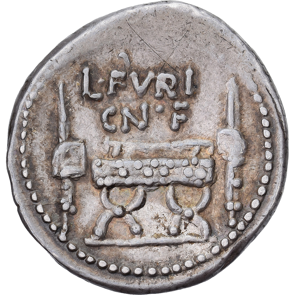 Coin, Furia, Denarius, 63 BC, Rome, , Silver, Crawford:414/1