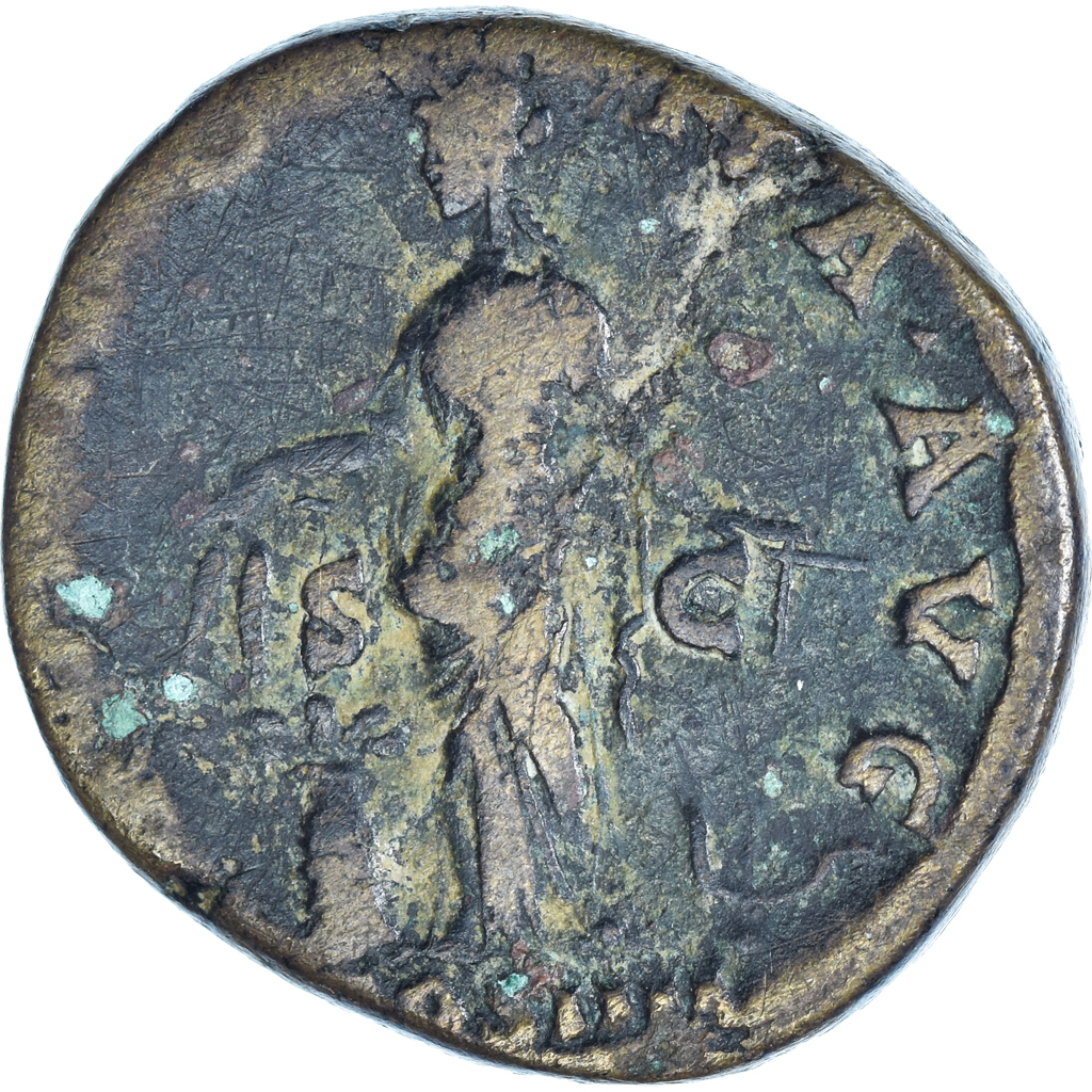 Coin, Antoninus Pius, Sestertius, 147-148, Rome, , Bronze, RIC:840