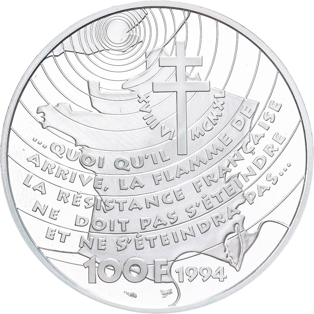 Coin, France, 100 Francs, 1994, , Silver, KM:1038, Gadoury:C71