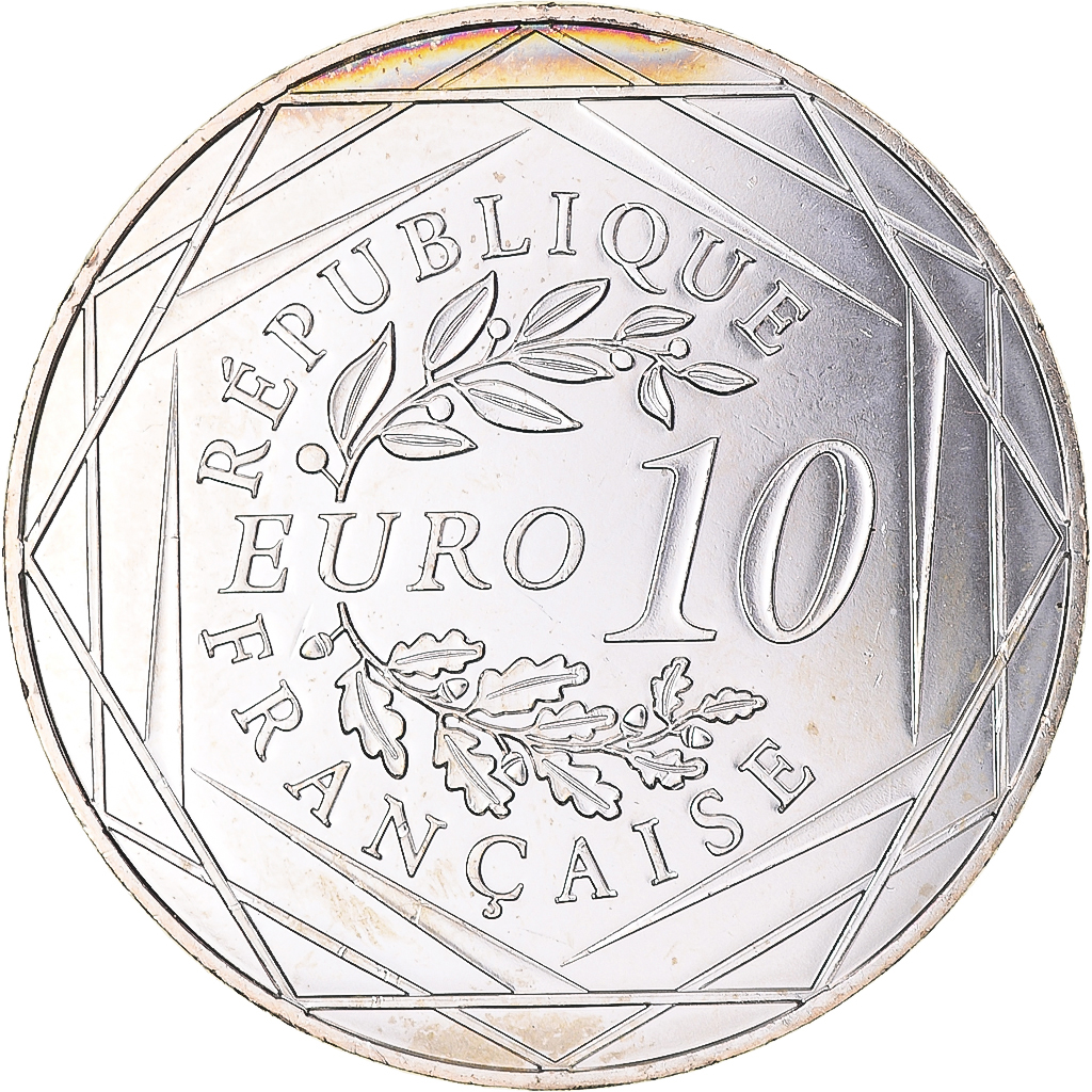 France, 10 Euro, 2016, Monnaie de Paris, UEFA Euro 2016, , Silver