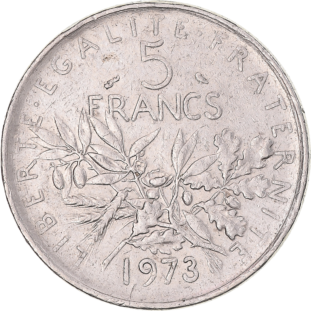 Coin, France, Semeuse, 5 Francs, 1973, Paris, , Nickel Clad