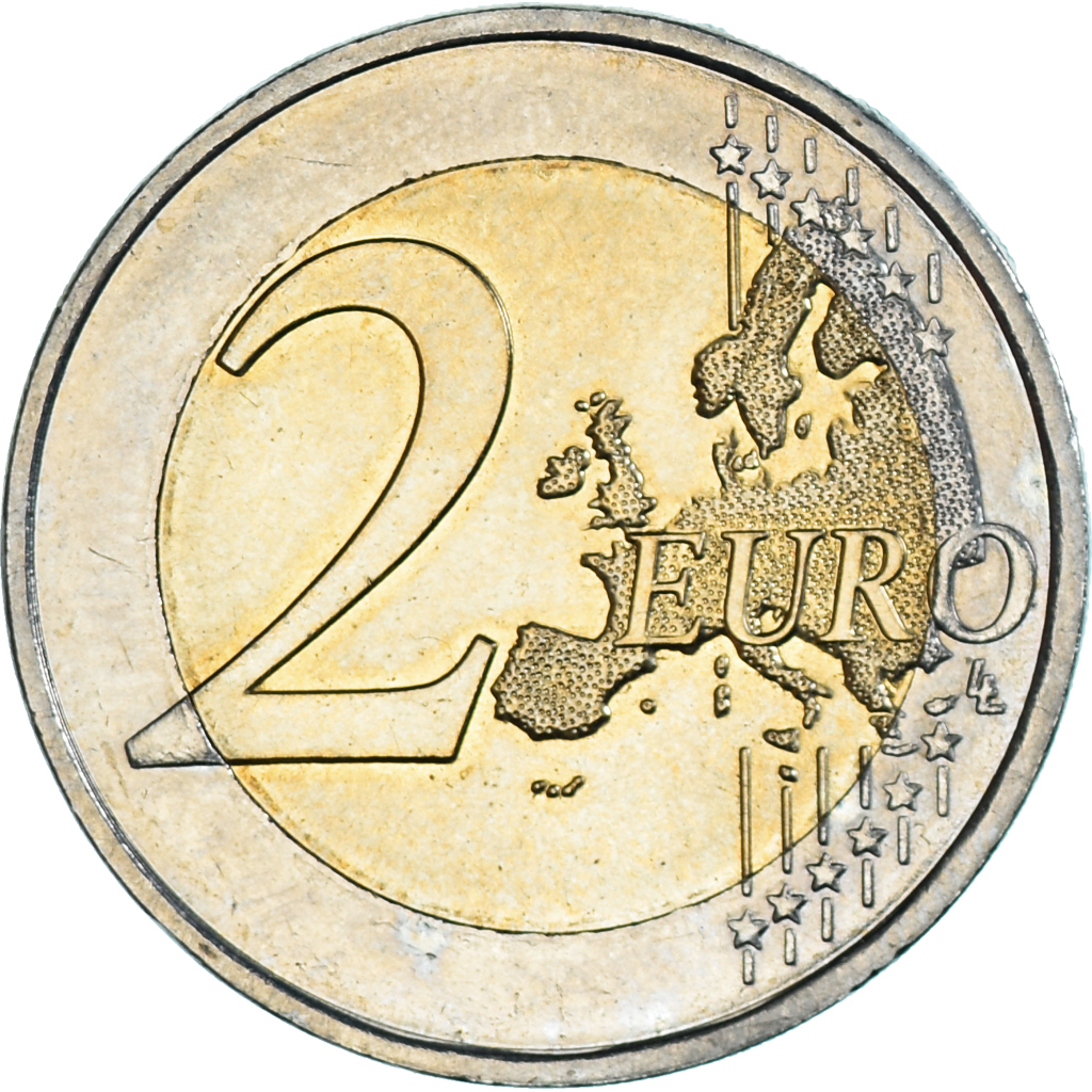 France, 2 Euro, 2008, Paris, Présidence de l'Union Européenne, SUP+