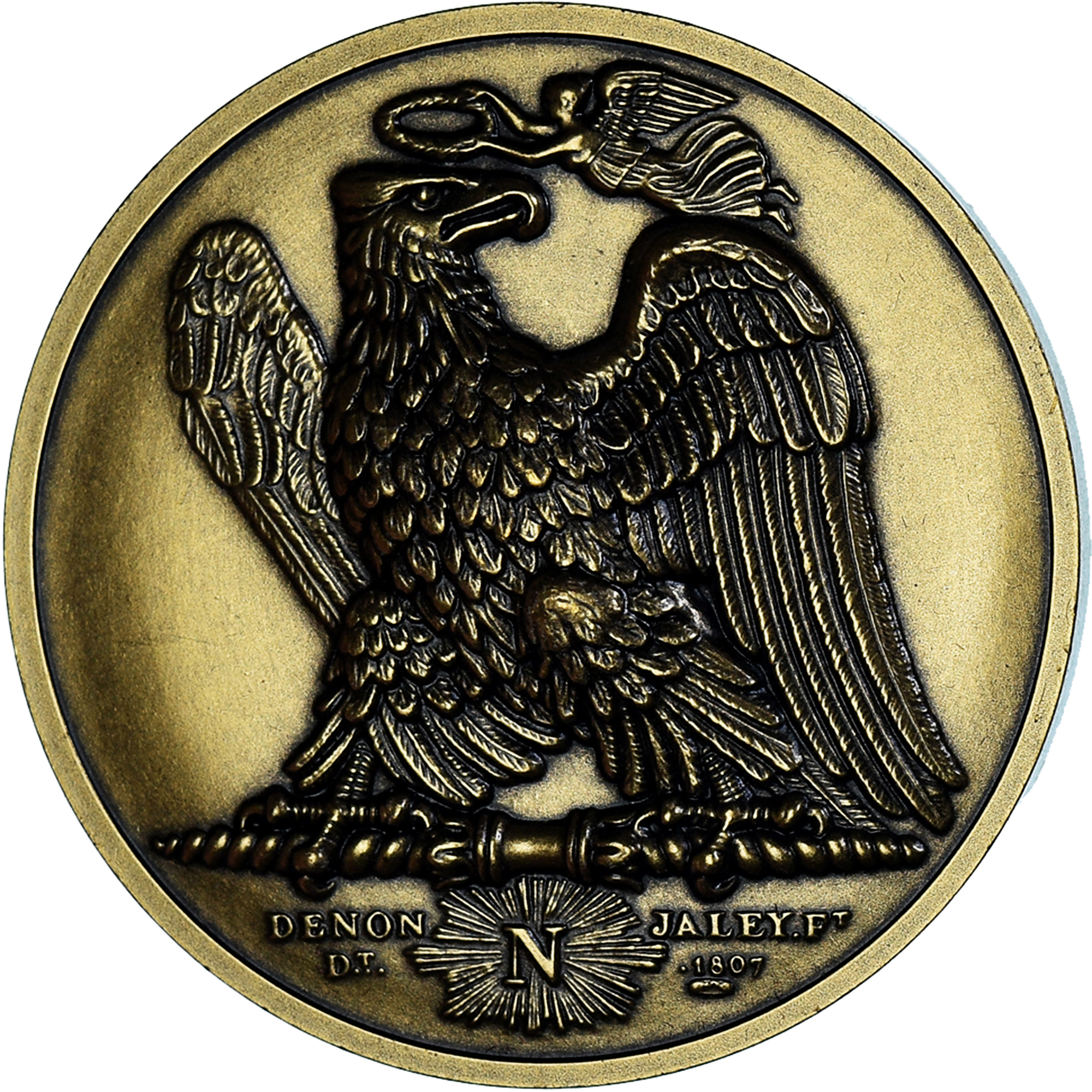 France, Medal, Napoléon 1er, Exercitv Ad Ienam, History, Denon, , Bronze