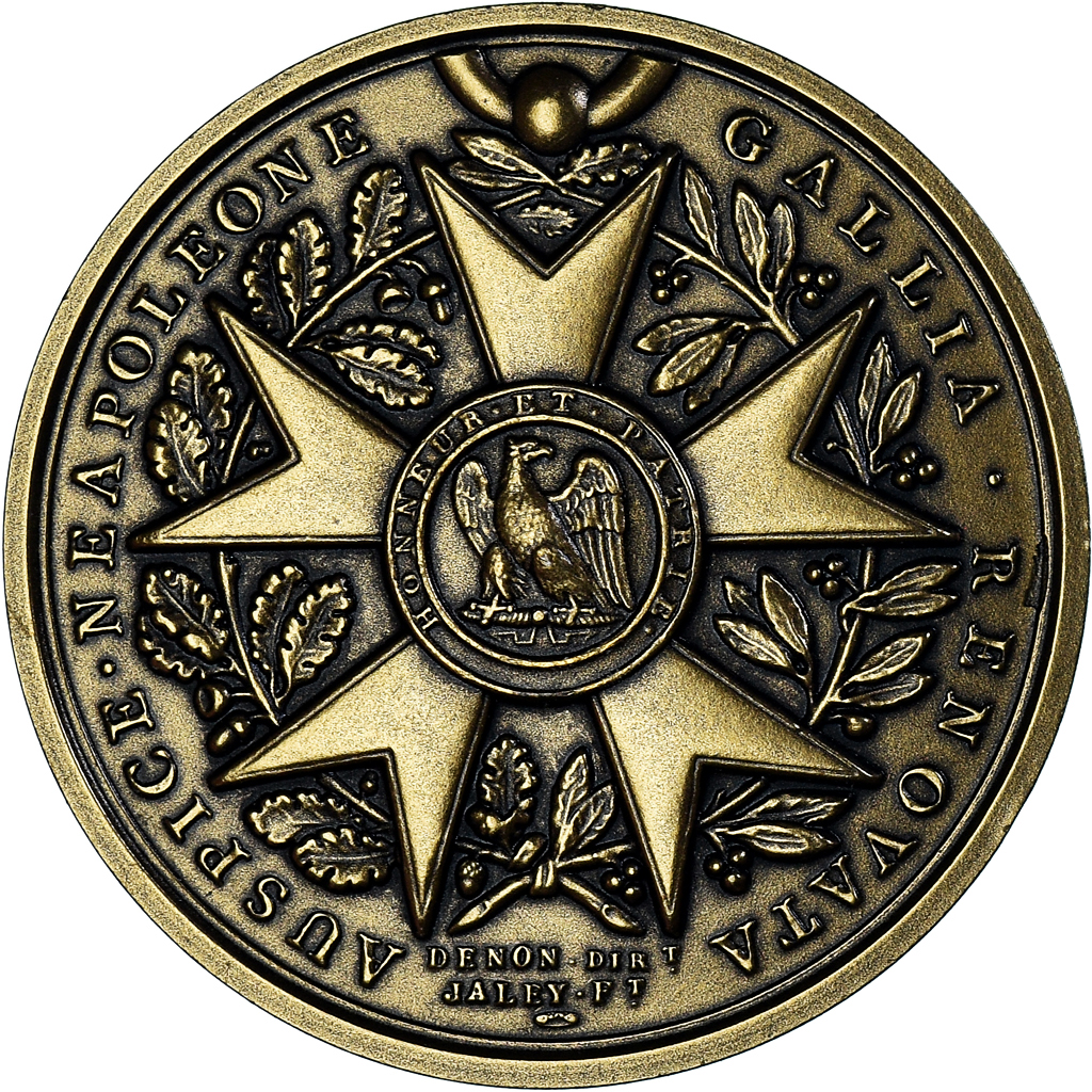 France, Medal, Napoléon Ier, Auspice Gallia Renovata, History, Denon, 