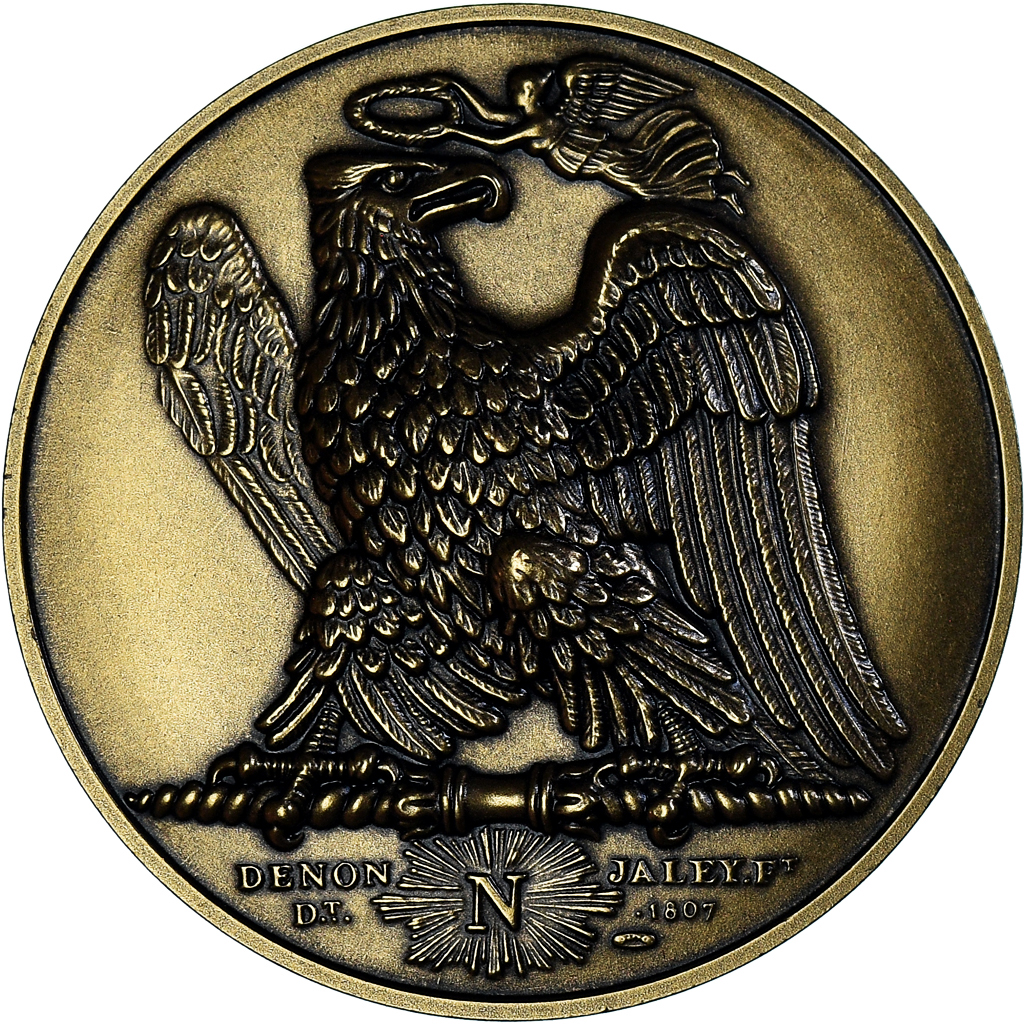 France, Medal, Napoléon Ier, Auspice Gallia Renovata, History, Denon, 