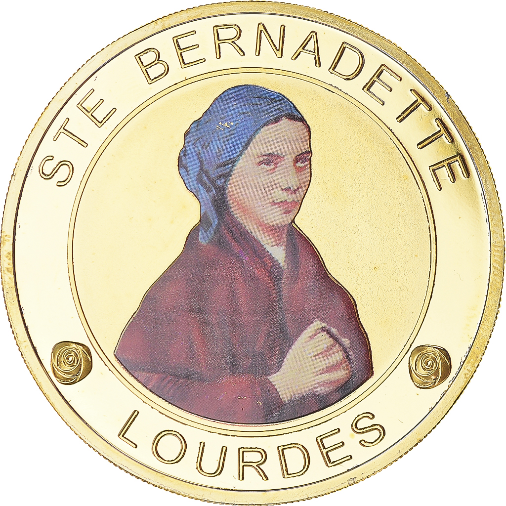France, Medal, Religions & beliefs, Sainte Bernadette - Lourdes, , Copper