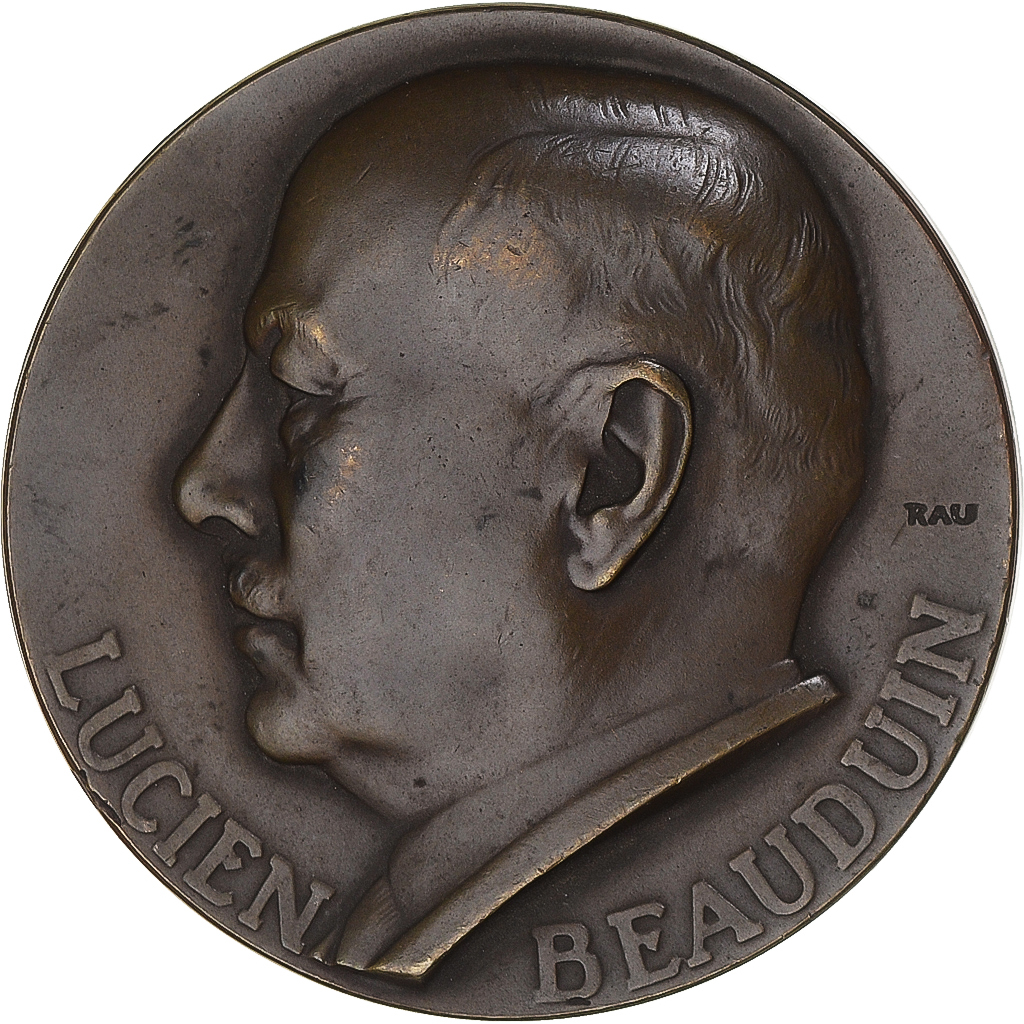 Belgium, Medal, Lucien Beauduin, Raffinerie Tirlemontoise, Business & industry