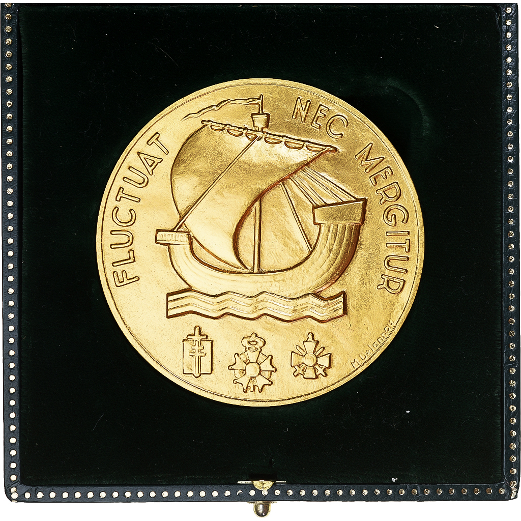 France, Medal, Ville de Paris, Fluctuat nec Mergitur, 2015, Delannoy, 
