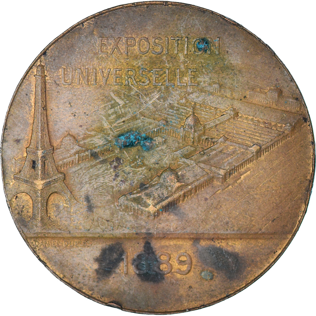 France, Medal, Exposition universelle de Paris, Sciences & Technologies, 1889