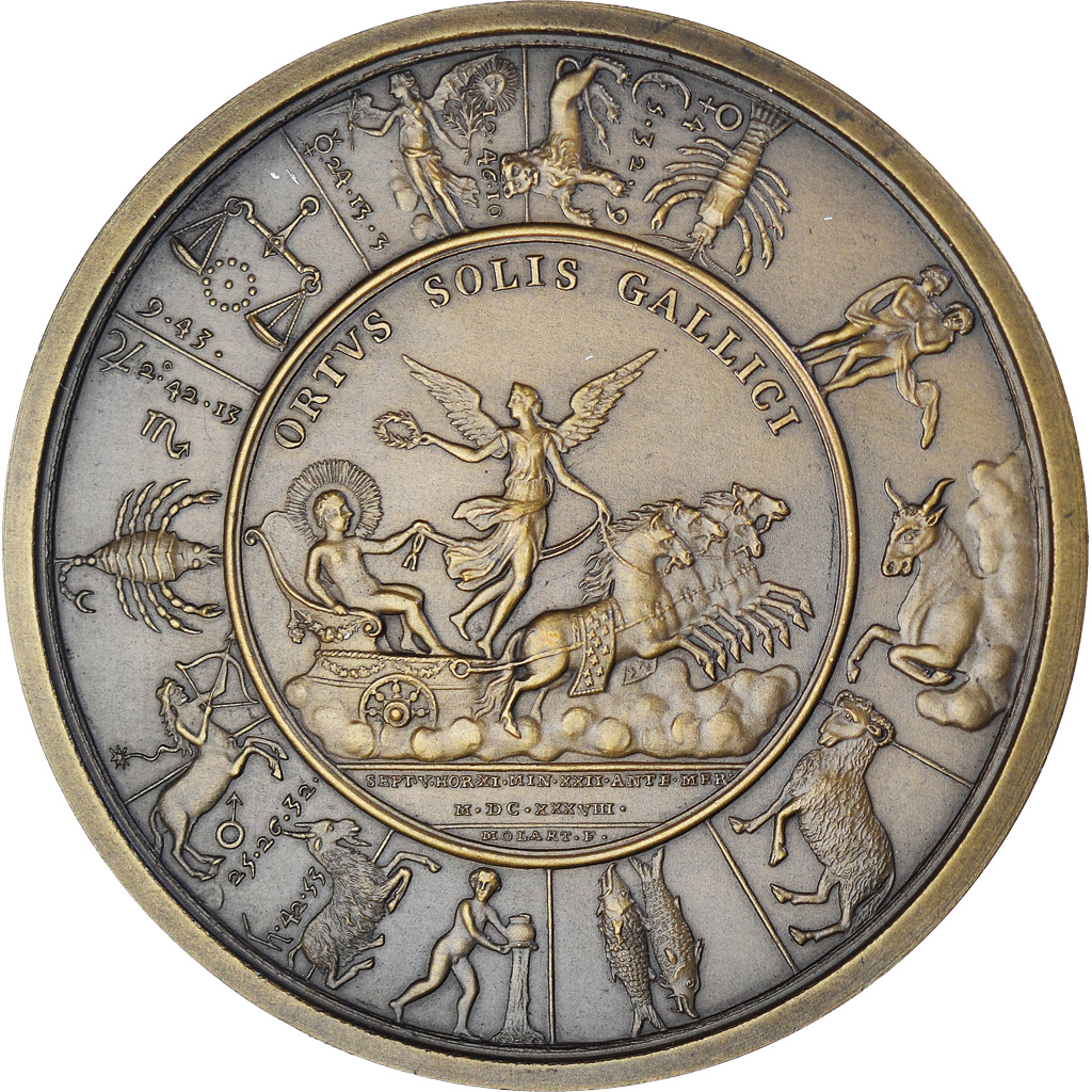France, Medal, Ludovicus XIII , Coeli Munus, Mauger, , Bronze