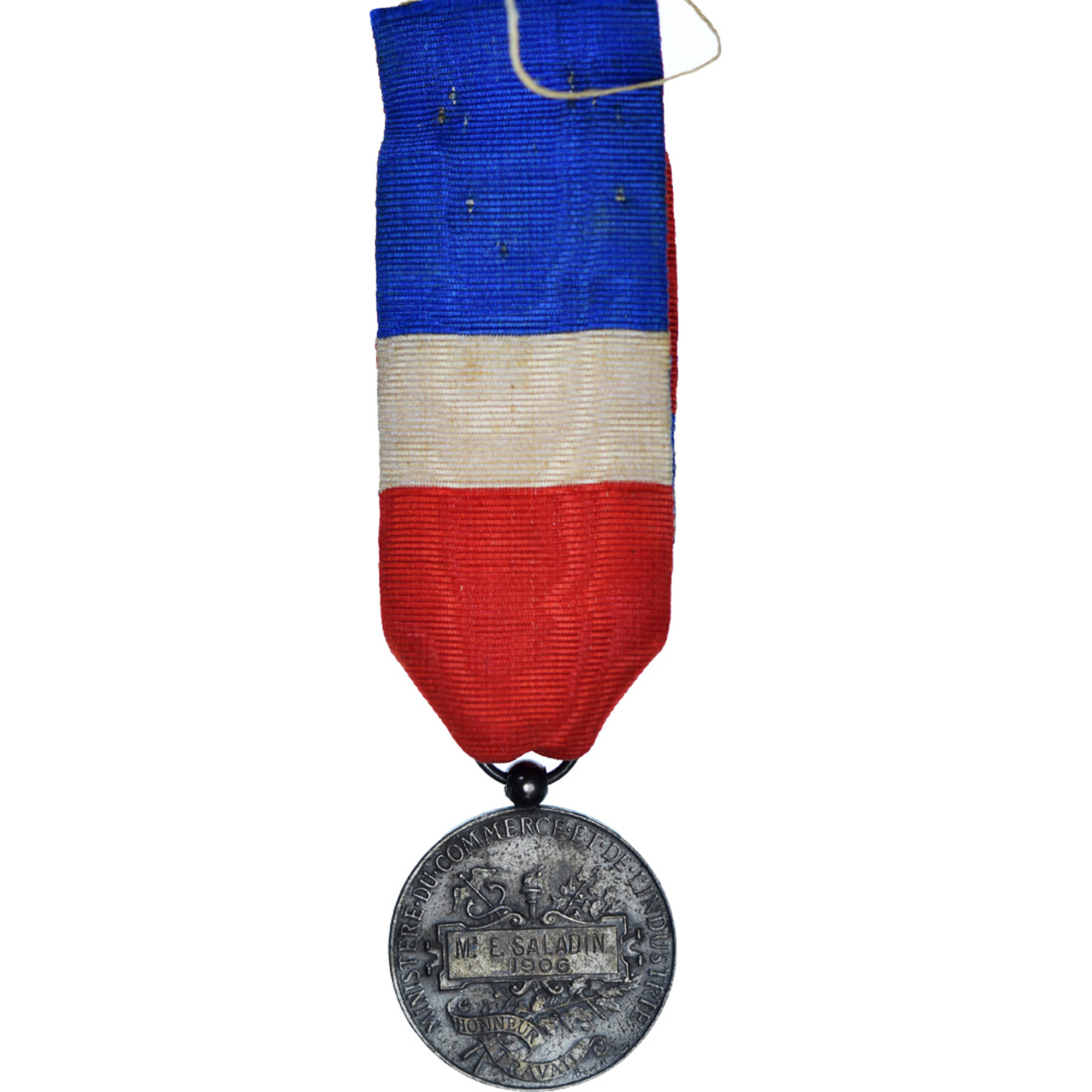 France, Industrie-Travail-Commerce, Medal, 1906, Very Good Quality, Borrel.A