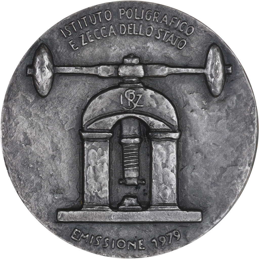 Italy, Medal, 1979, Bino Bini, Italian mint an Poligraphic, , Silver