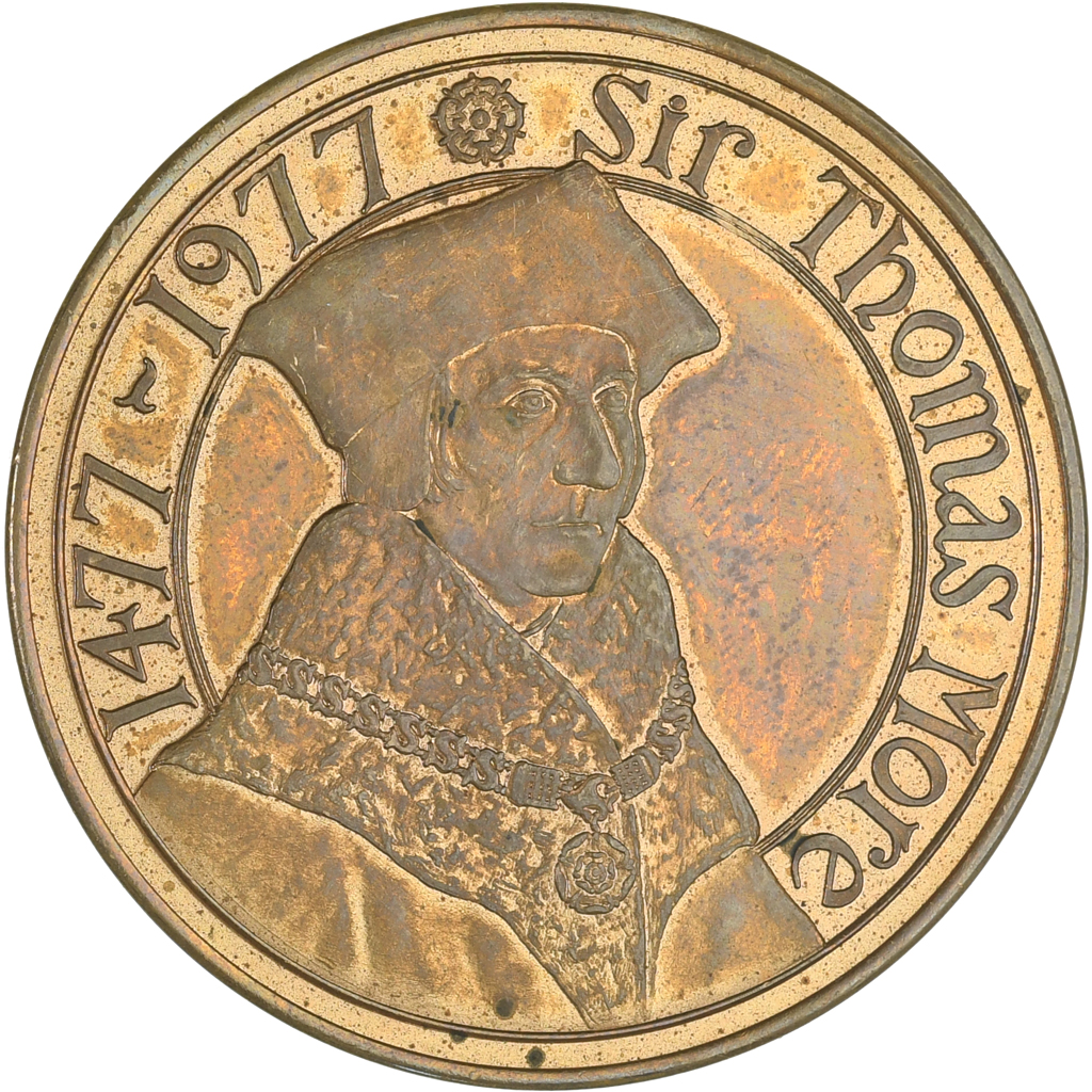 United Kingdom, Medal, The Tower of London - Thomas More, 1977, 