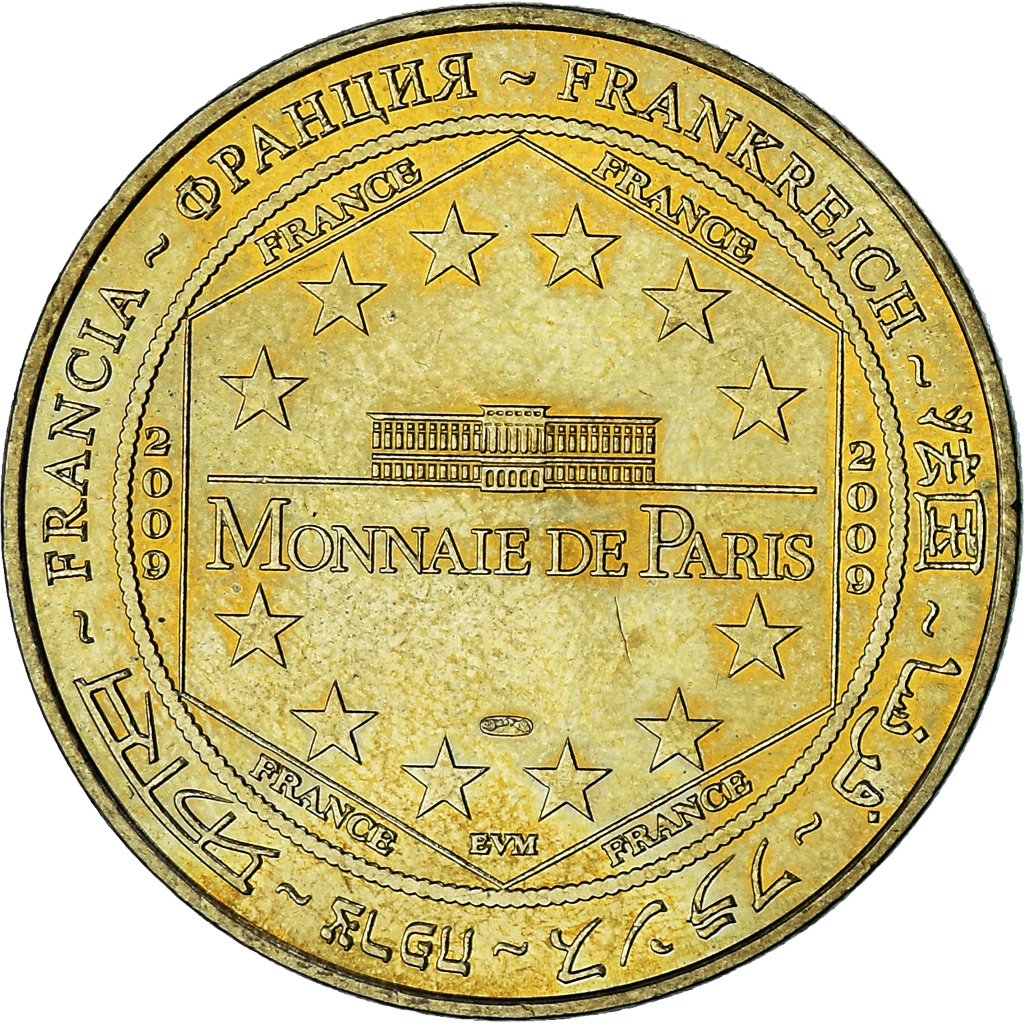 France, Token, Touristic token, Coucy Le Chateau, Arts & Culture, 2009, Monnaie