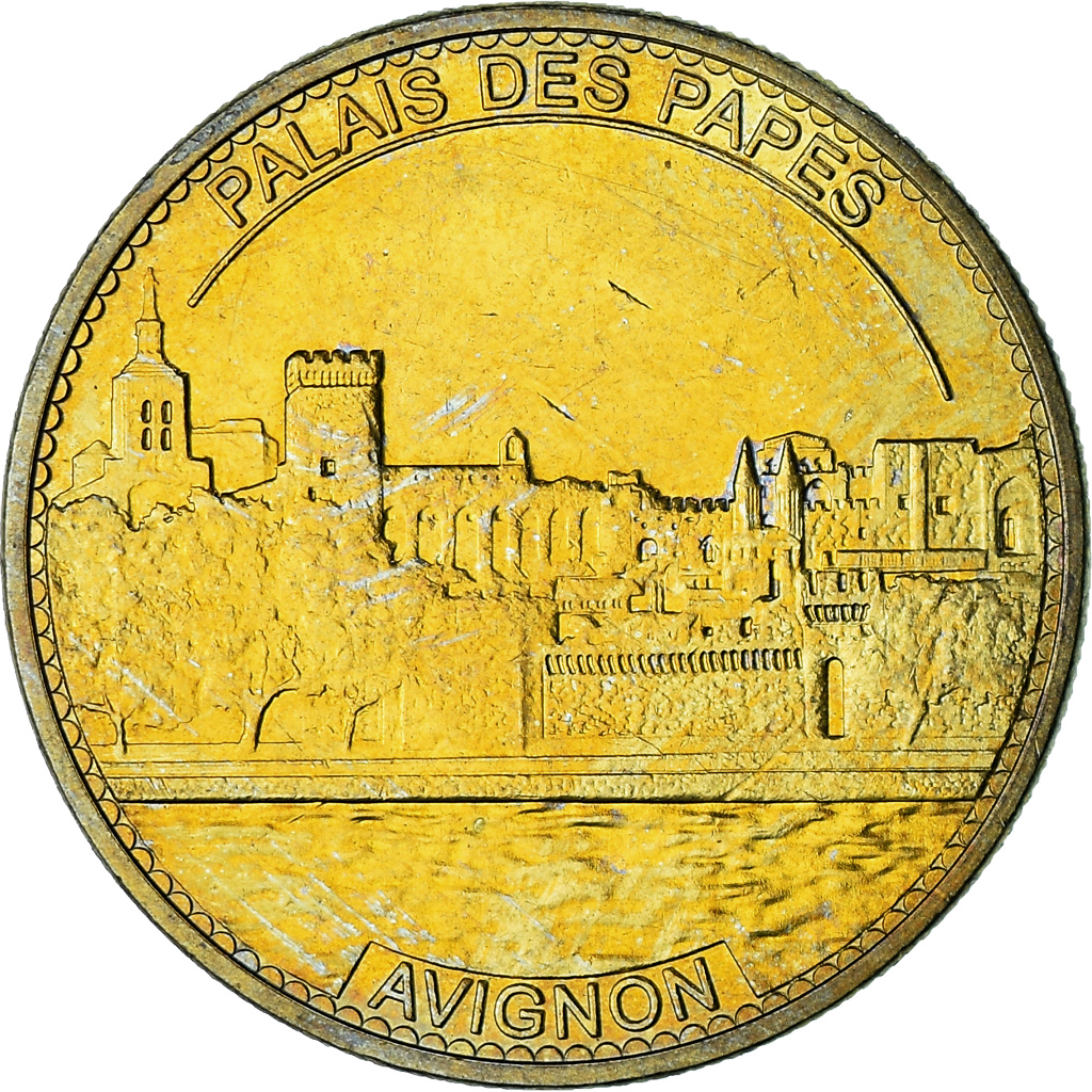 France, Token, Touristic token, Avignon, Palais des Papes, Arts & Culture, 2012