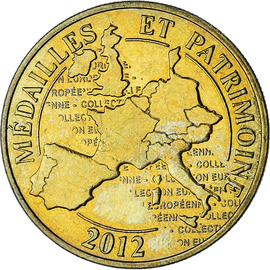 France, Token, Touristic token, Avignon, Palais des Papes, Arts & Culture, 2012