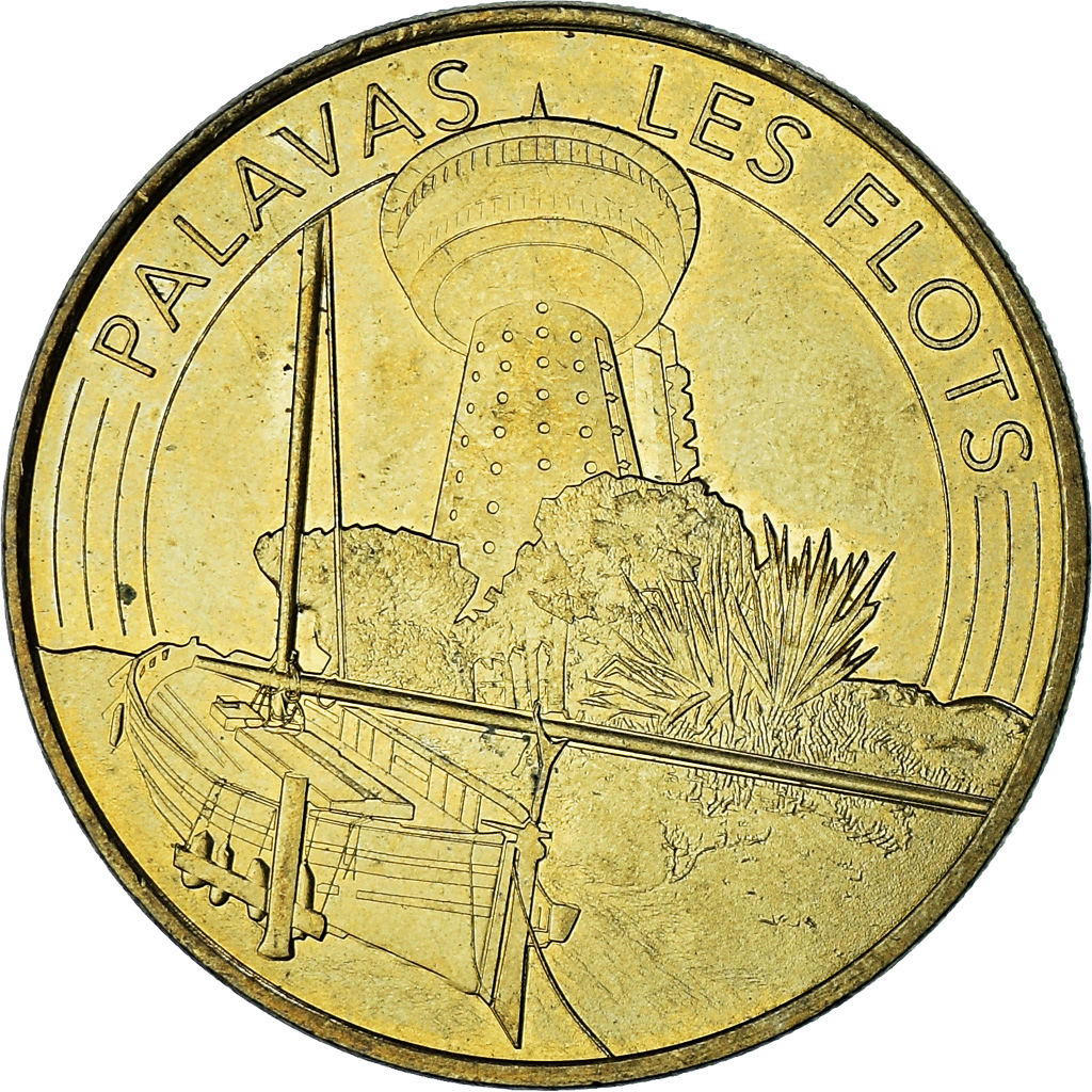 France, Token, Touristic token, Palais les flots, Arts & Culture, 2016