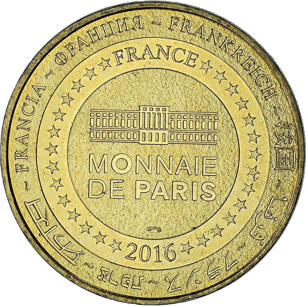 France, Token, Touristic token, Palais les flots, Arts & Culture, 2016