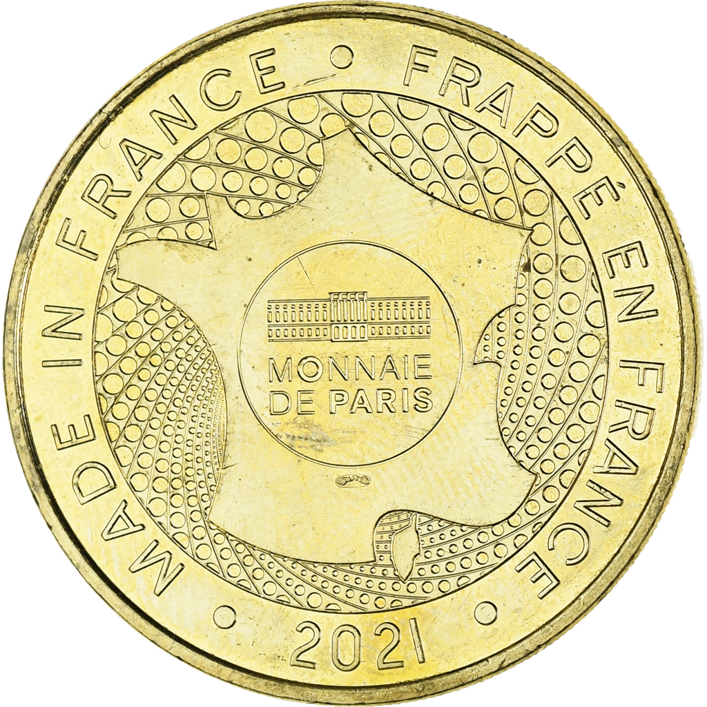 France, Token, Tourist Token, Fort Mahon Plage, Arts & Culture, 2021, 