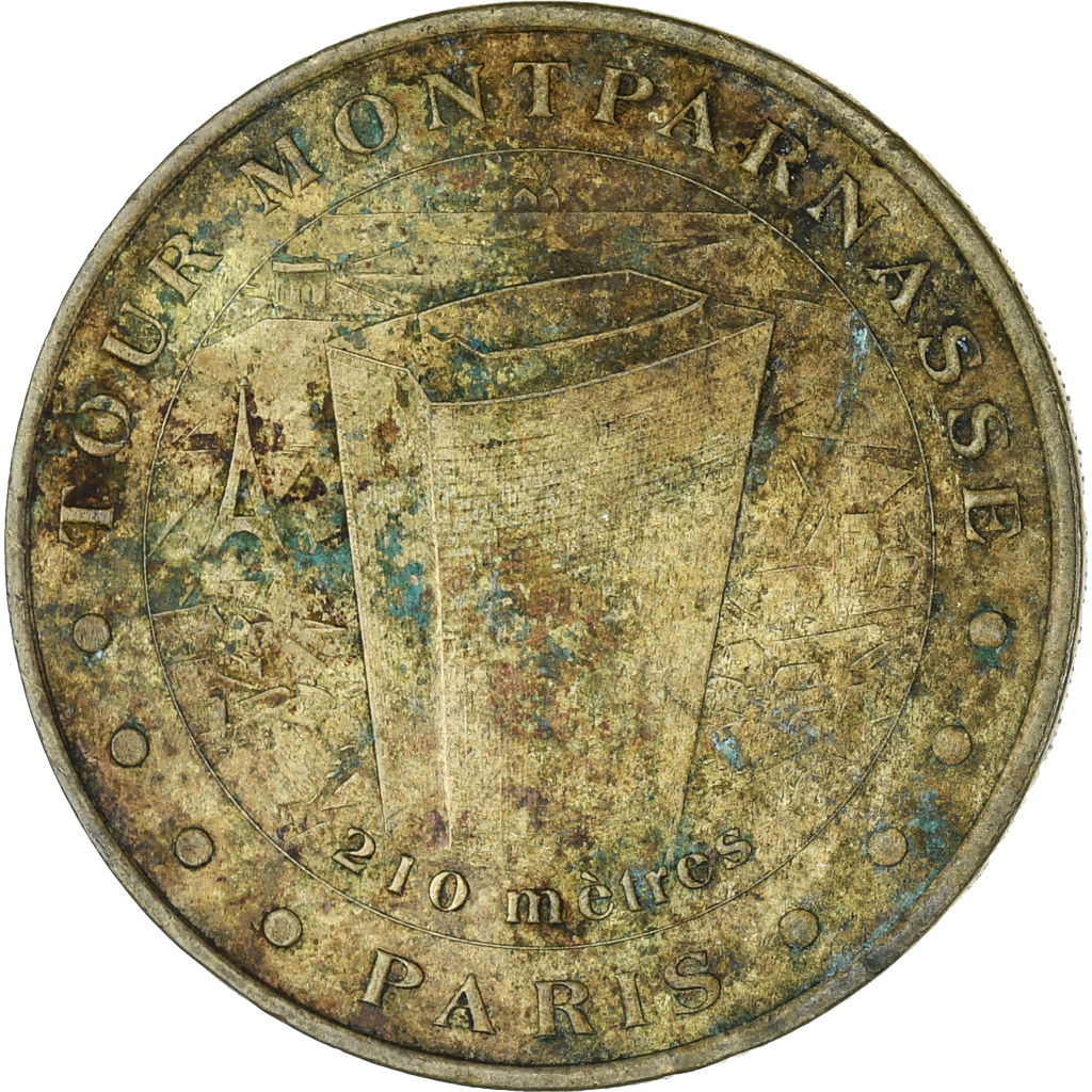 France, Token, Tourist Token, 75/ Paris - Tour Montparnasse, Arts & Culture