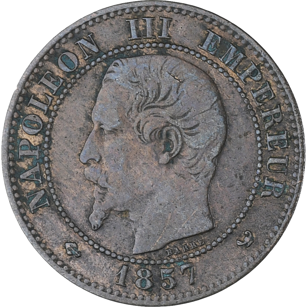 Coin, France, Napoleon III, Napoléon III, 2 Centimes, 1857, Lille, 