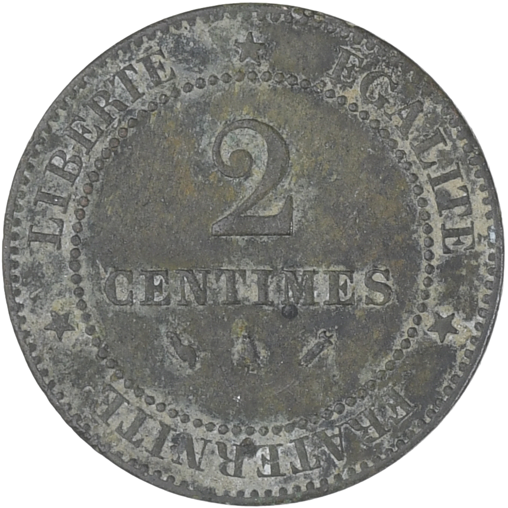 Coin, France, Cérès, 2 Centimes, 1891, Paris, , Bronze, KM:827.1