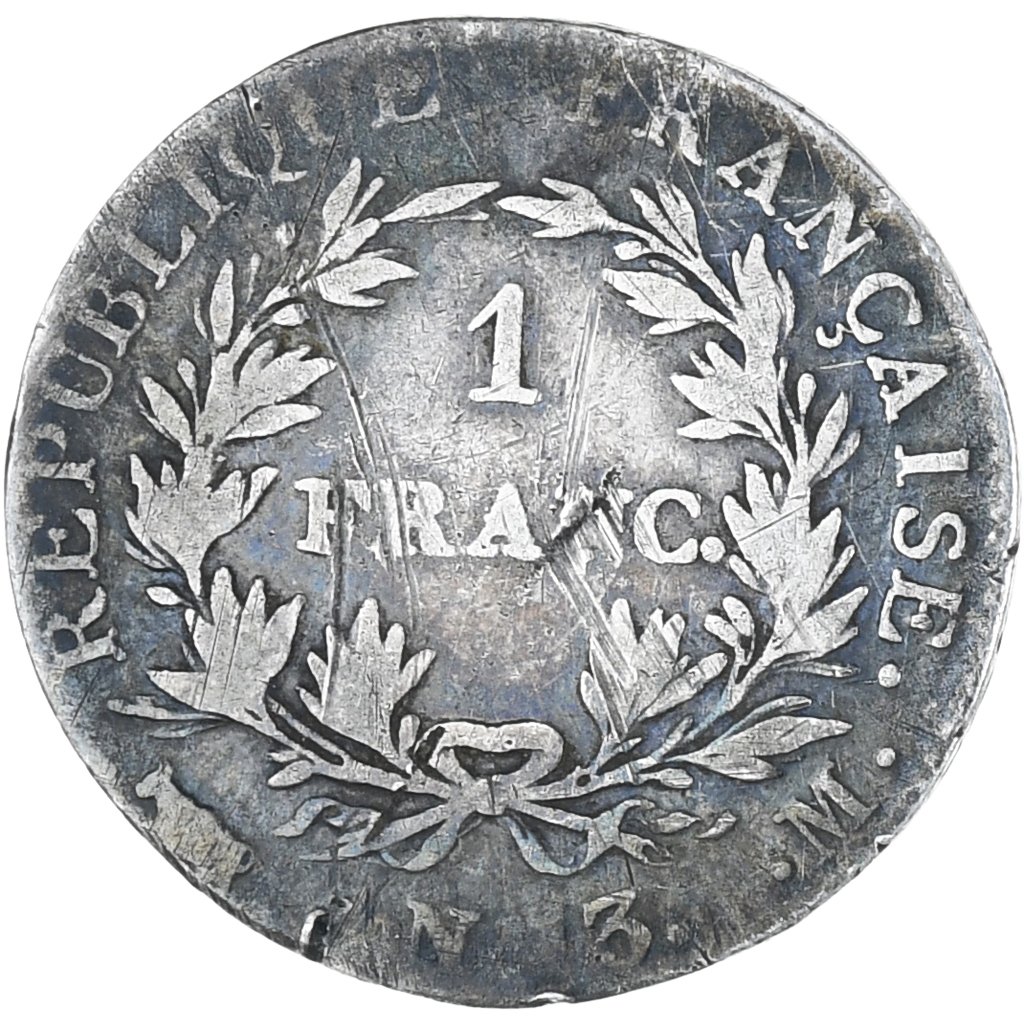 Coin, France, Napoléon I, Franc, AN 13, Toulouse, , Silver, KM:656.10