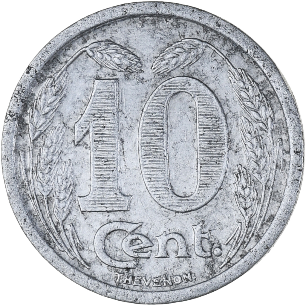 Coin, France, Chambre de commerce d'Evreux, 10 Centimes, 1921, EF