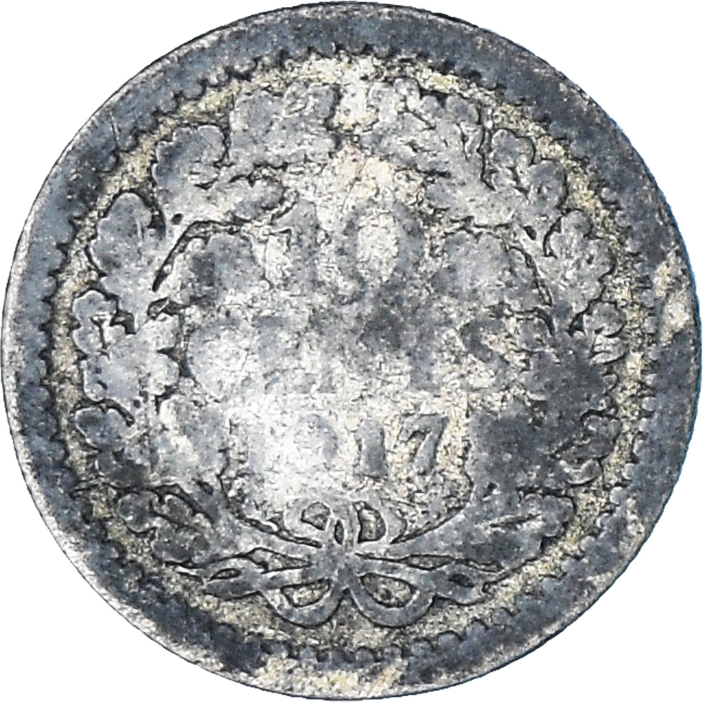 Coin, Netherlands, Wilhelmina I, 10 Cents, 1917, , Silver, KM:145