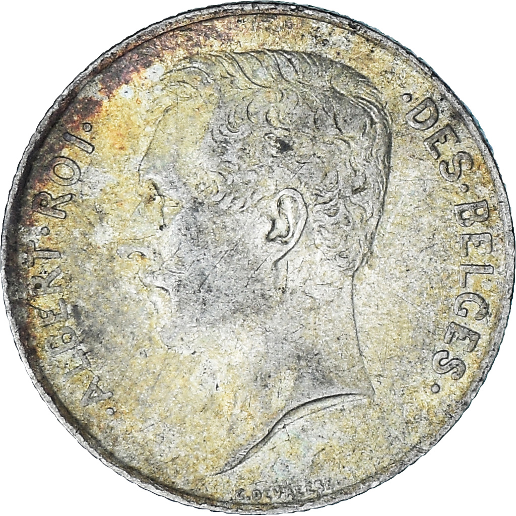 Coin, Belgium, Franc, 1913, , Silver, KM:72