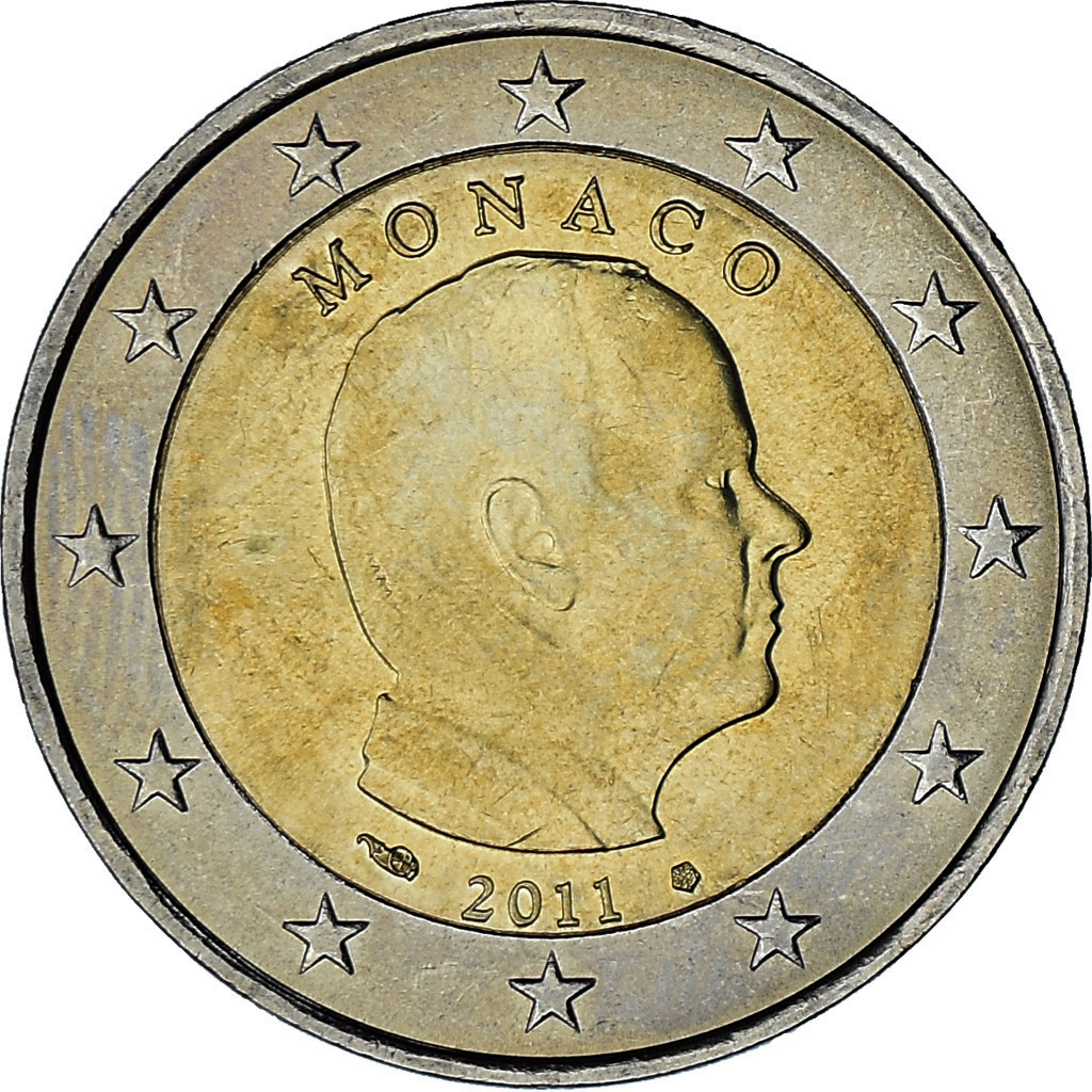 Monaco, Albert II, 2 Euro, 2011, Paris, , Bi-Metallic, KM:195