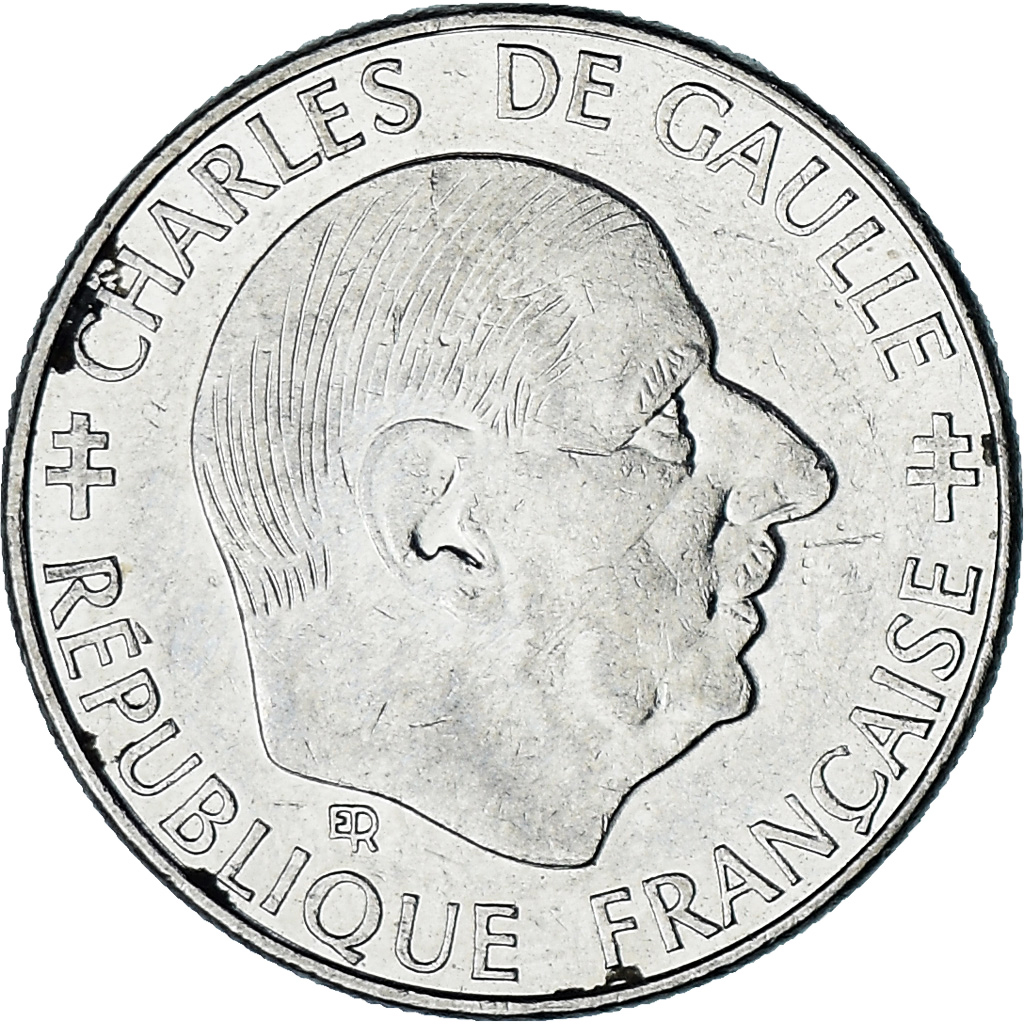 Coin, France, Charles de Gaulle, Franc, 1988, Paris, , Nickel, KM:963
