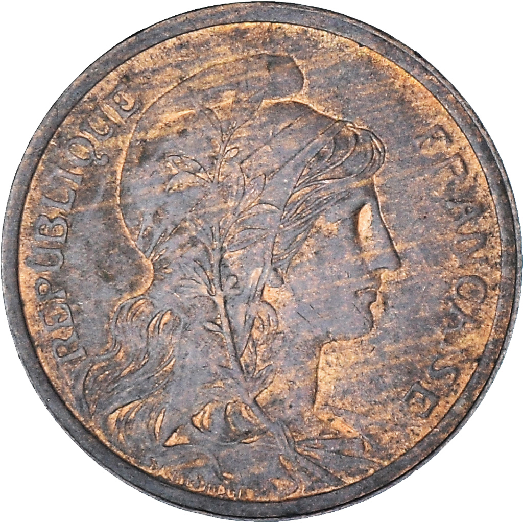 Coin, France, Dupuis, 2 Centimes, 1913, Paris, , Bronze, KM:841