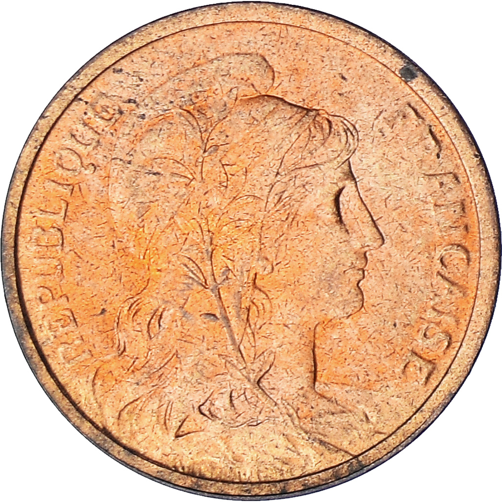 Coin, France, Dupuis, 2 Centimes, 1919, Paris, , Bronze, KM:841