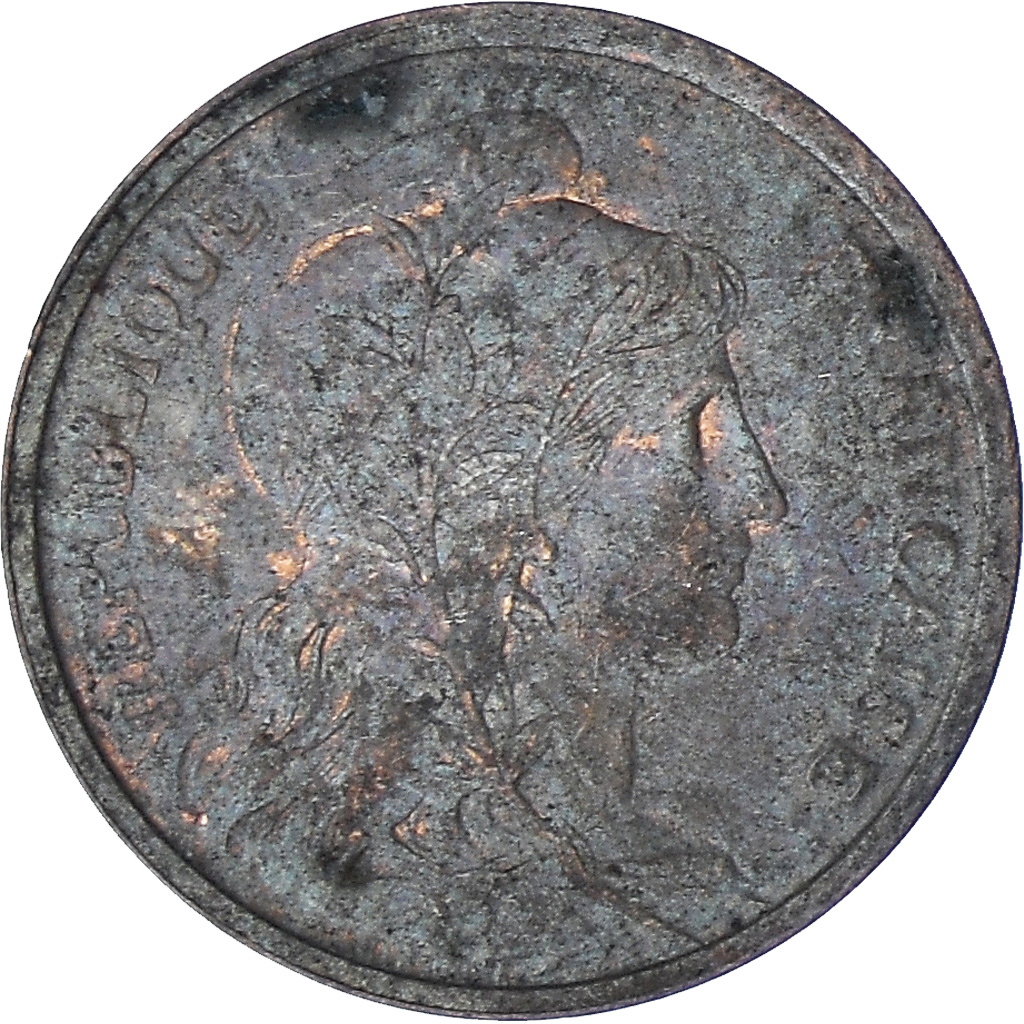Coin, France, Dupuis, 2 Centimes, 1919, Paris, , Bronze, KM:841